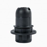 Suporte Lmpada C/ Aro E14 Preto