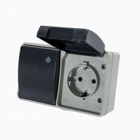 Tomada 2p+T + Interrutor Ip 54 Tomada 2p+T + Interrutor Ip 54