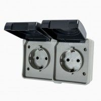 Tomada Dupla 2p+T Ip54 Tomada Dupla 2p+T Ip54