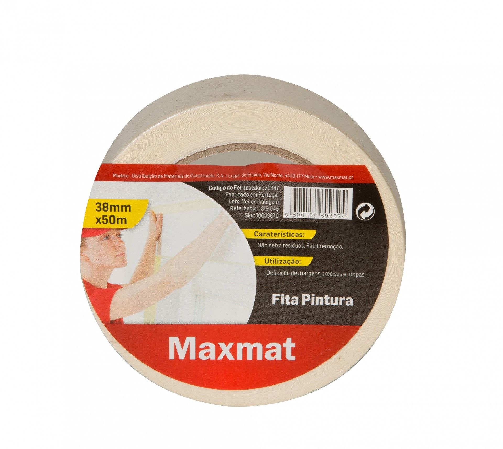 Fita de Pintura Lisa 38mmx50M