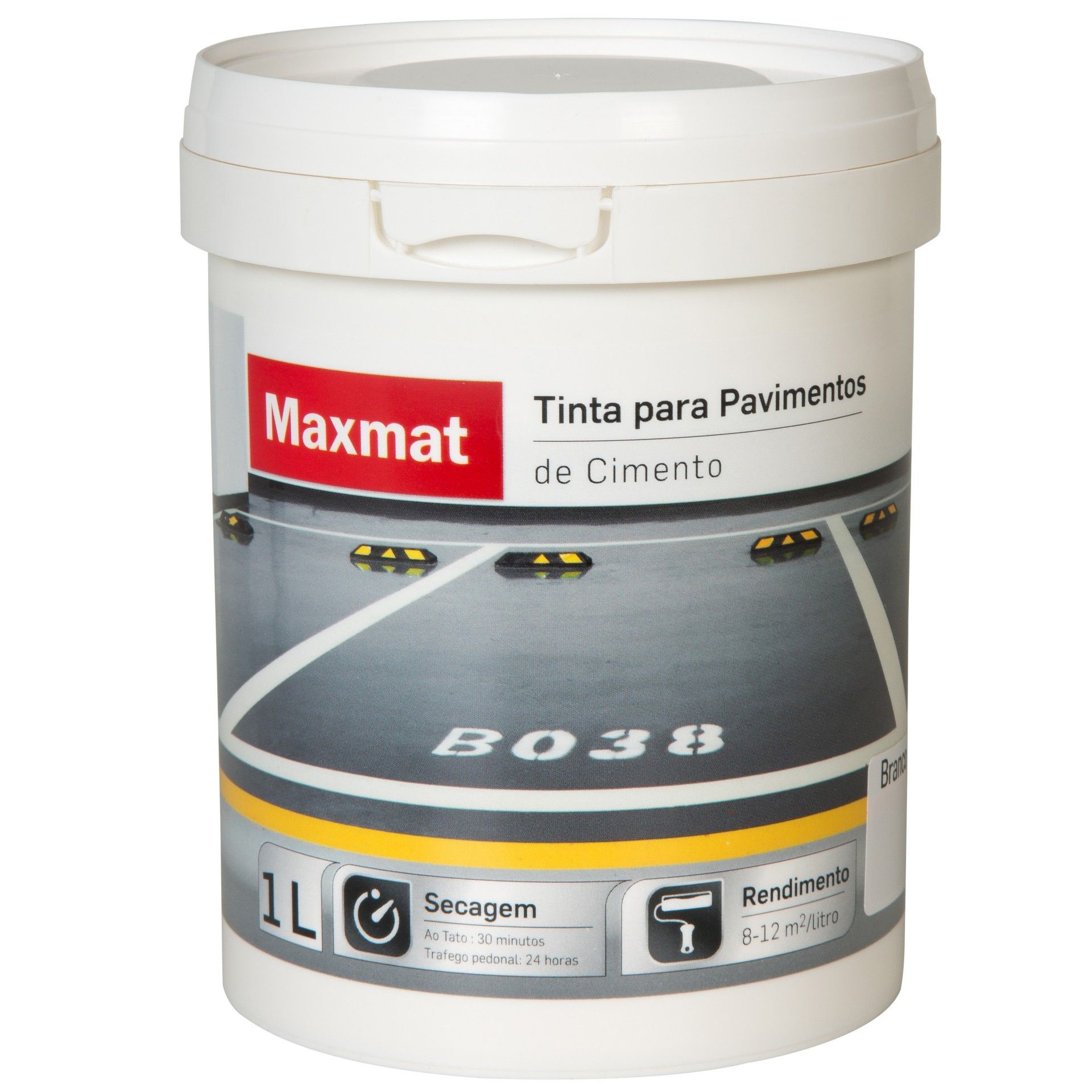 Tinta Acrilica Pavimento Branco 1L