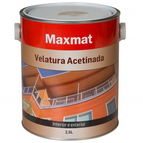 Velatura Maxmat Acetinado Carvalho 2,5l Velatura Maxmat Acetinado Carvalho 2,5l