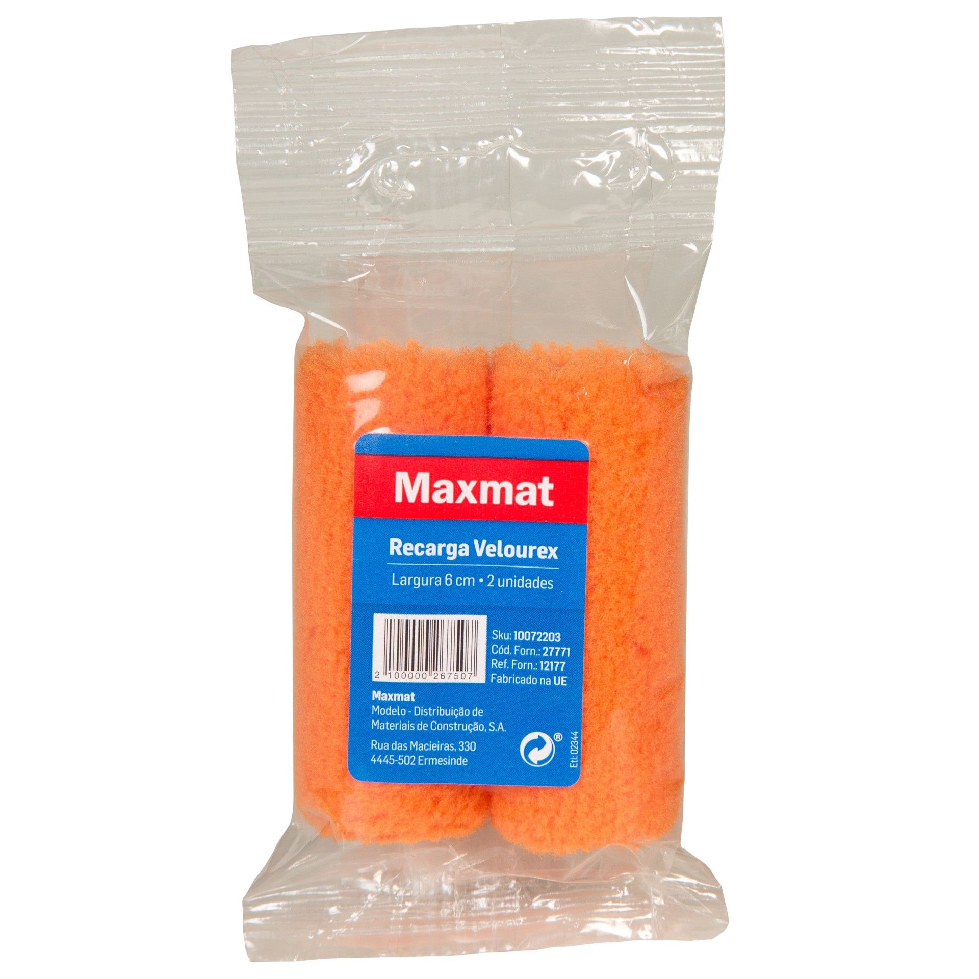 Recarga Maxmat Velourex 6cm 2un