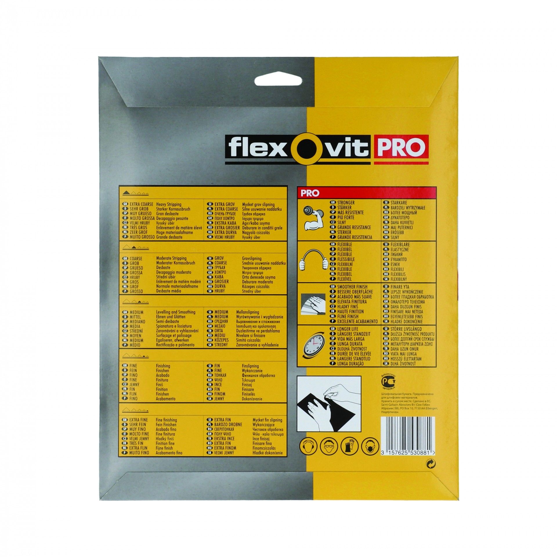 Folha Lixa Grão Sortido 230x280mm 3un