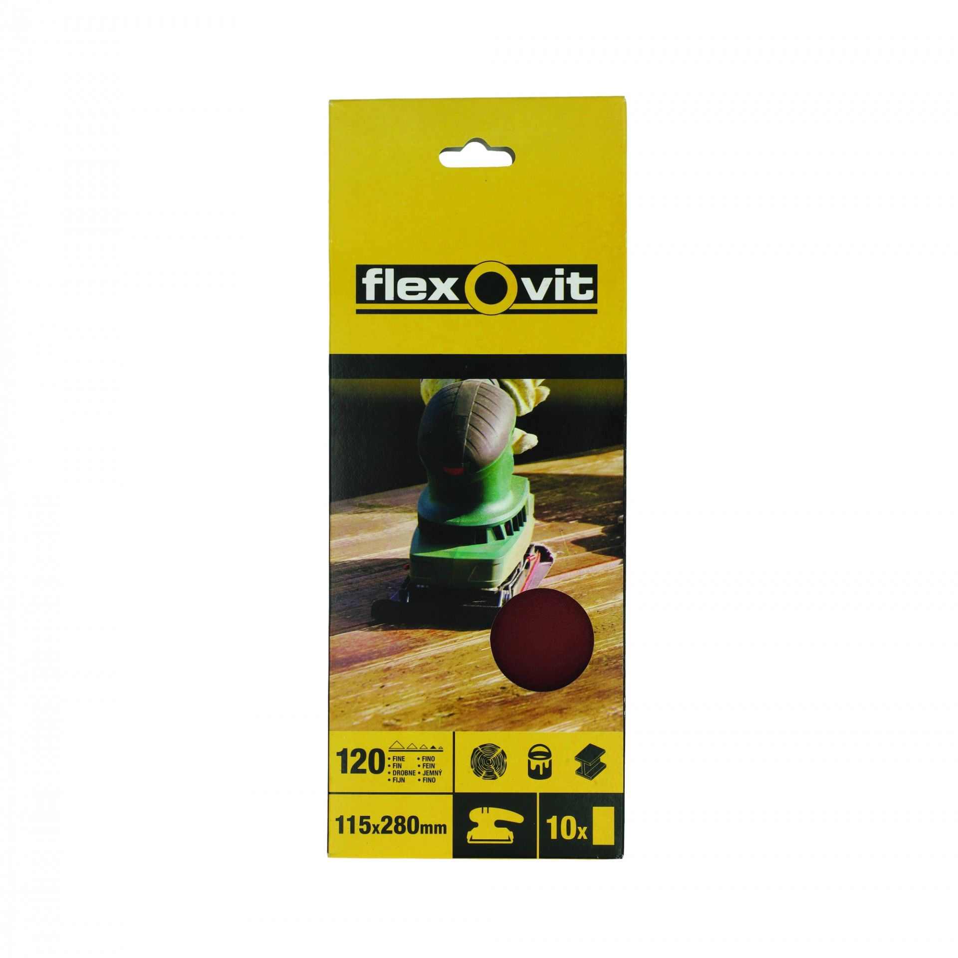 Lixa Papel Grão 120 115x280mm 10un