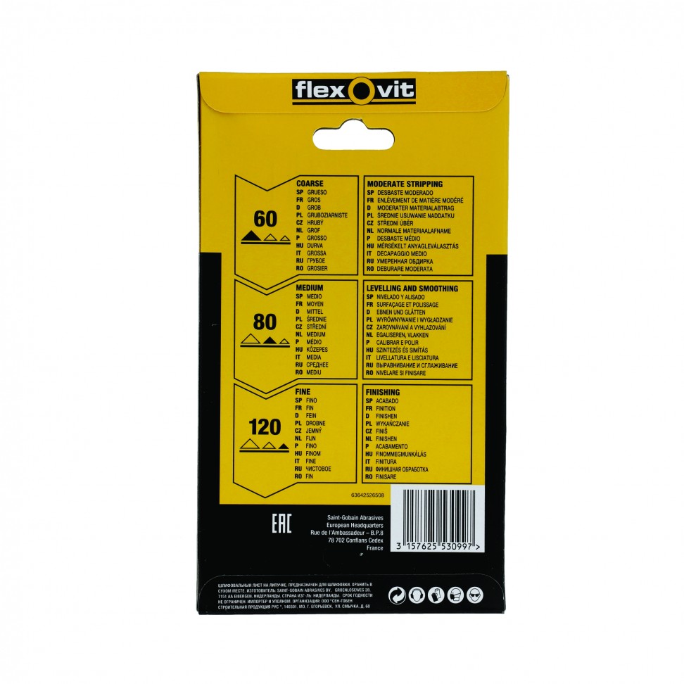 Lixa Velcro Triangular Gr�o Srt 95x145mm 6un