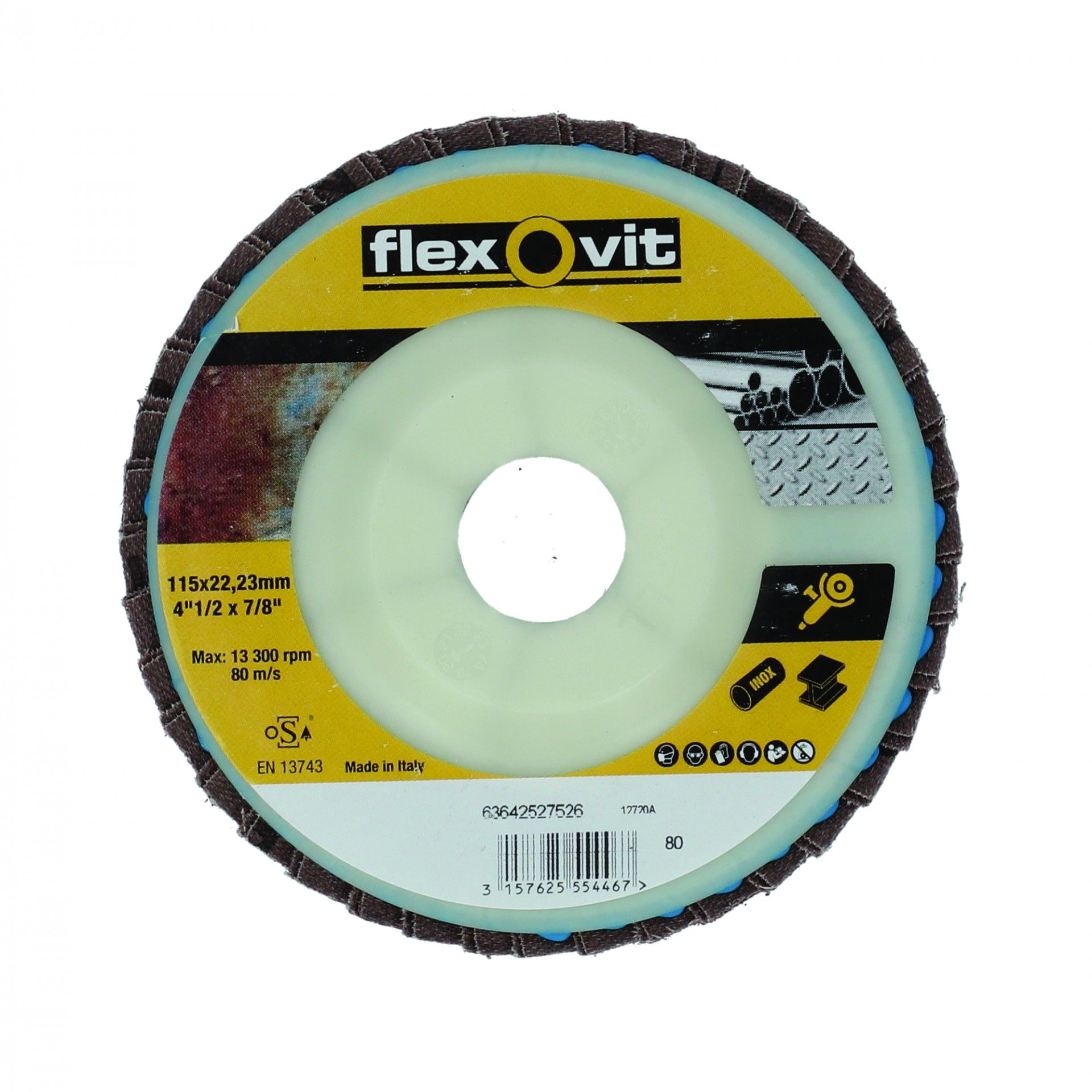 Disco Lixa Grão 80 115x22mm