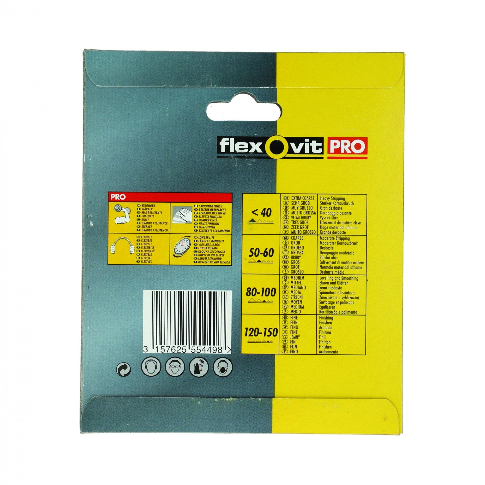 Disco De Lixar Grão 36 115mm 3 Un