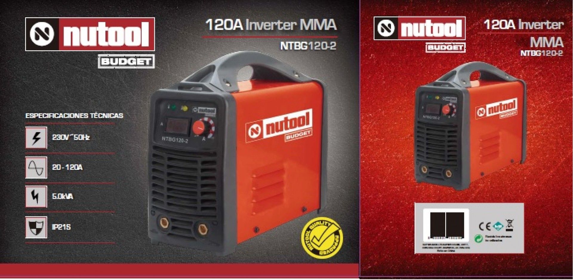 Inverter Soldadura 120 Amp Digital