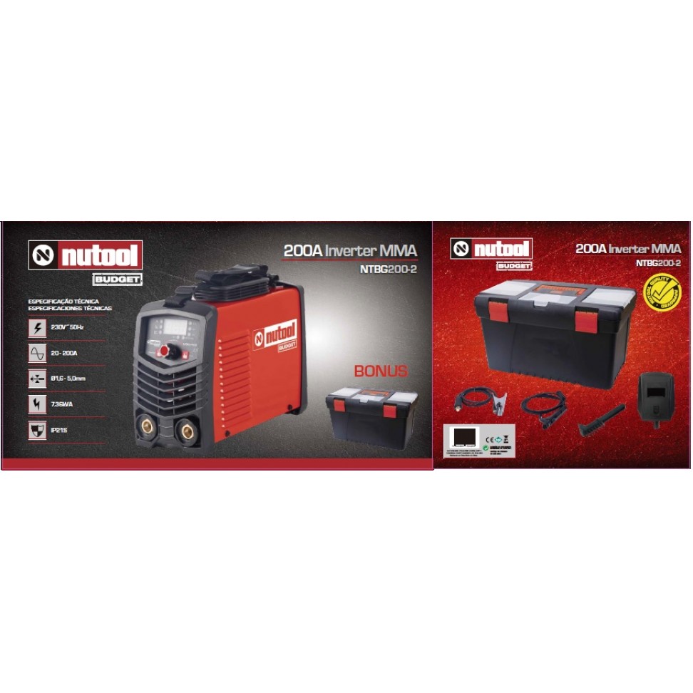 Inverter Soldadura 200 Amperes Dig+Mala Inverter Soldadura 200 Amperes Dig+Mala