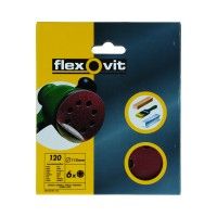 Disco Lixa Velcro Grão 120 115mm 6un Disco Lixa Velcro Grão 120 115mm 6un