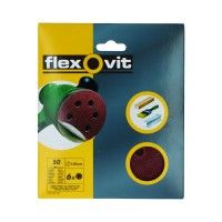 Disco Lixa Velcro Grão 50 150mm 6un Disco Lixa Velcro Grão 50 150mm 6un