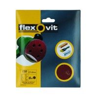 Disco Lixa Velcro Grão 120 150mm 6un Disco Lixa Velcro Grão 120 150mm 6un