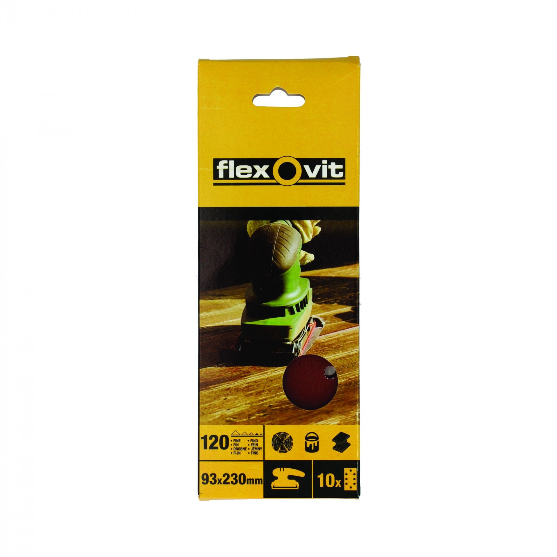 Lixa Grão 120 93x230mm 10 Unidades