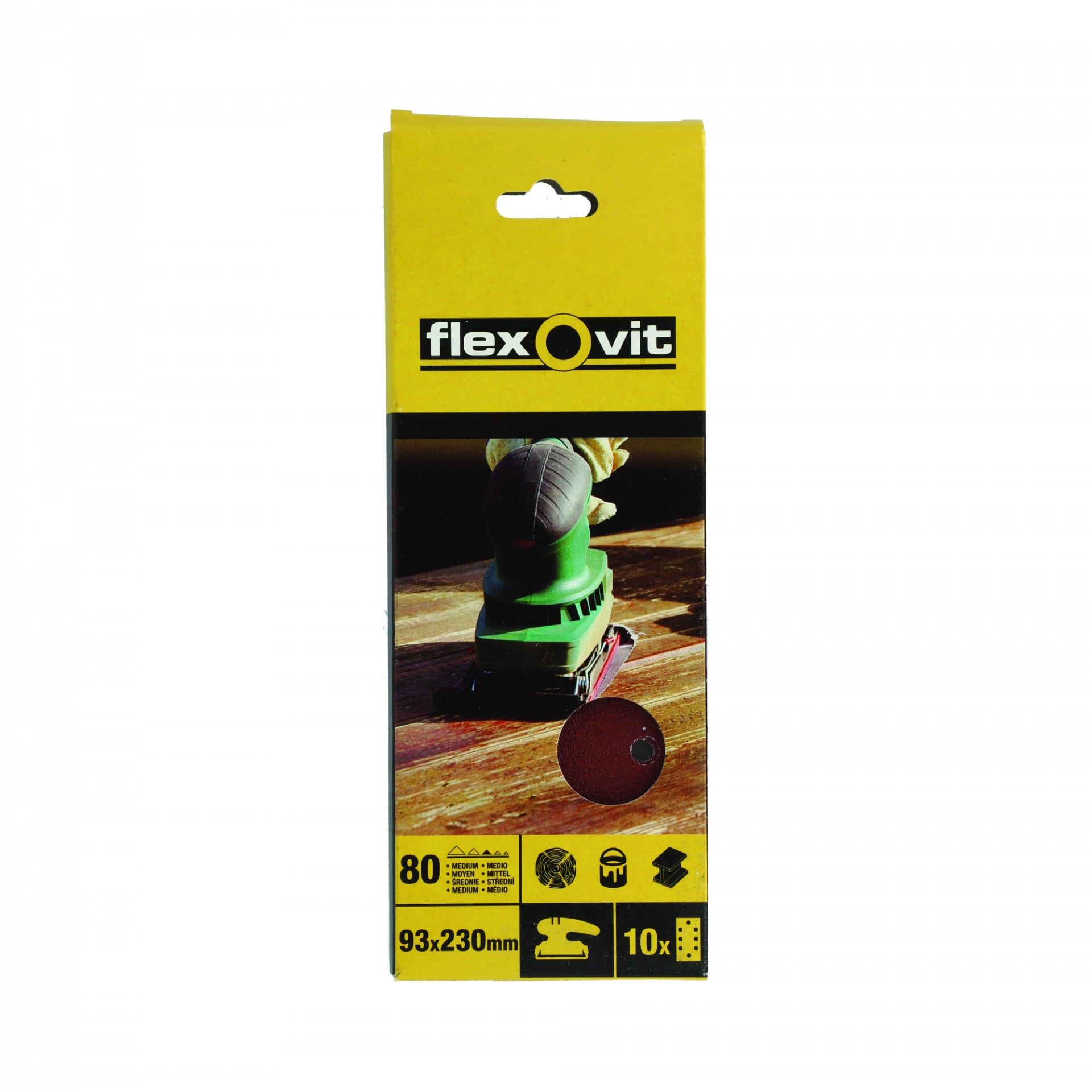 Lixas Grão 80 93x230mm 10 Unidades