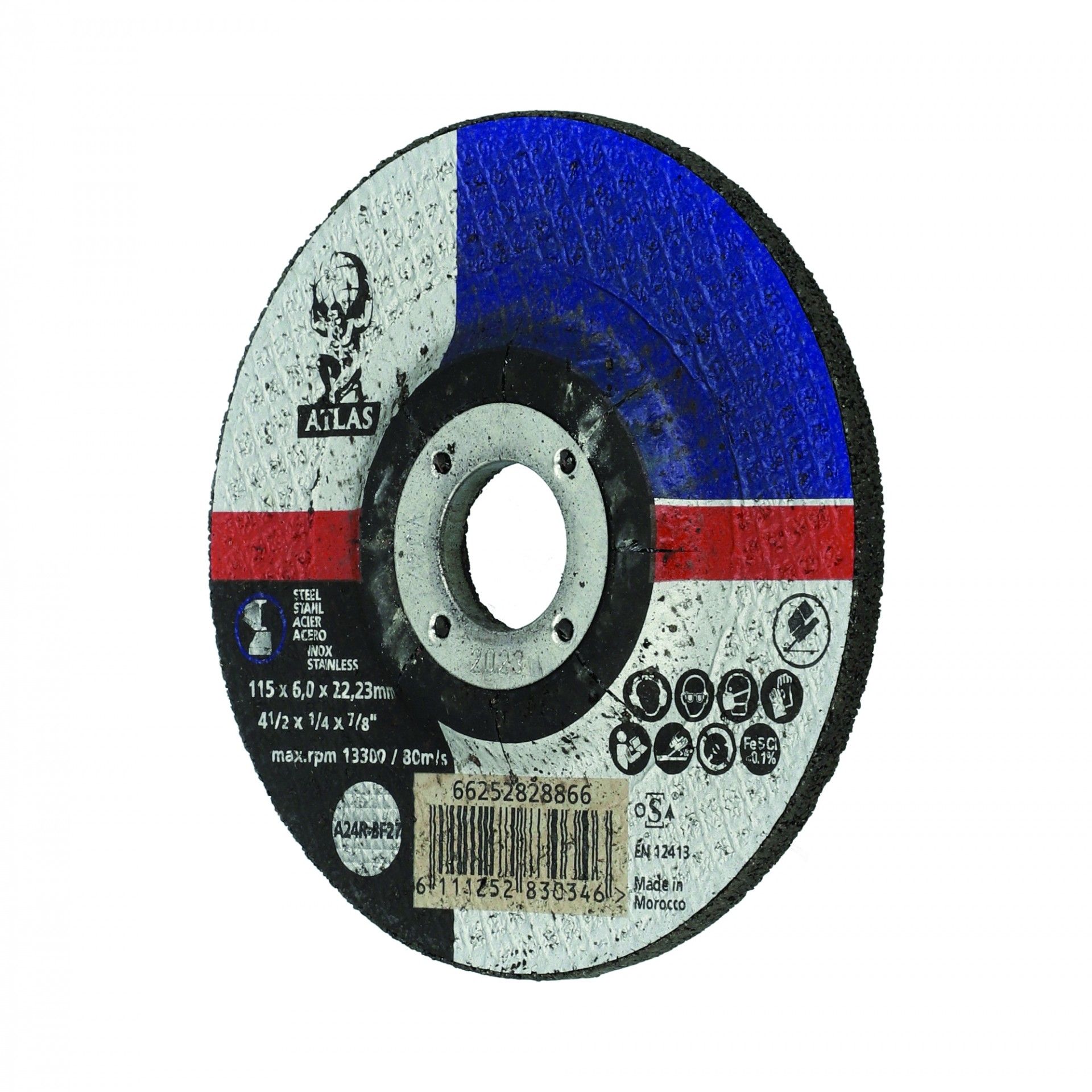 Disco Corte/Rebarbar Metal 115mm