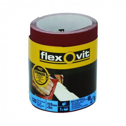 Rolo Lixa 115mm X 5m Grão Fino Rolo Lixa 115mm X 5m Grão Fino