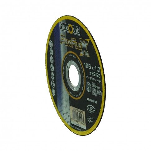 Disco Flexovit 125x1.0x22 Bl 10 Un Disco Flexovit 125x1.0x22 Bl 10 Un