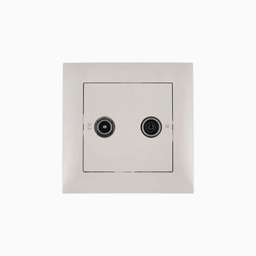 Tomada R-Tv Estrela Logus 90 Mar