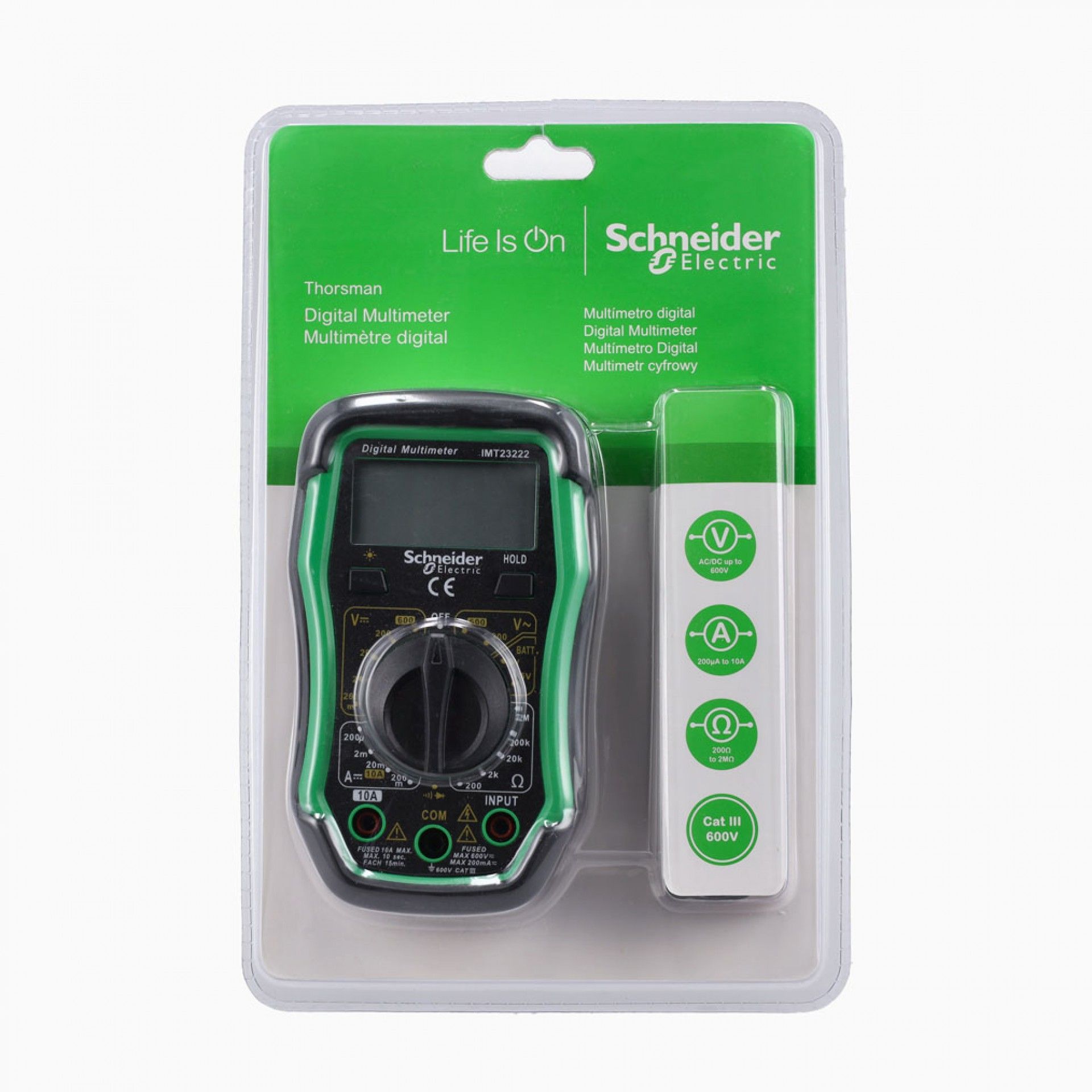 Multímetro Digital Cat Iii Schneider