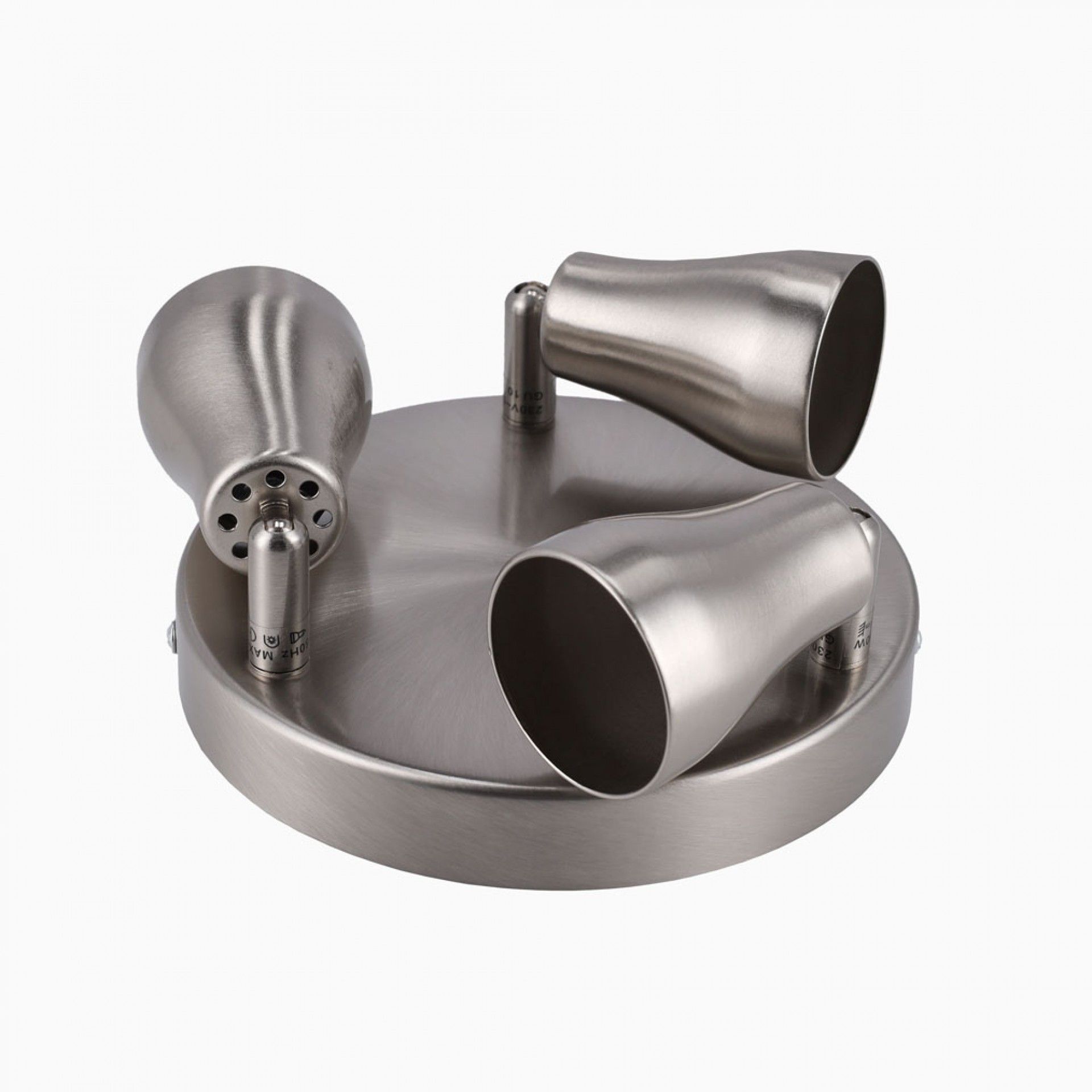 Prato 3 Spots Gu10 S/Lâmpada Cromado