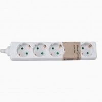 Bloco 5 Tomadas Cabo 3mx1.5 Branco Bloco 5 Tomadas Cabo 3mx1.5 Branco