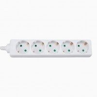 Bloco 5 Tomadas Cabo 3mx1.5 Branco Bloco 5 Tomadas Cabo 3mx1.5 Branco