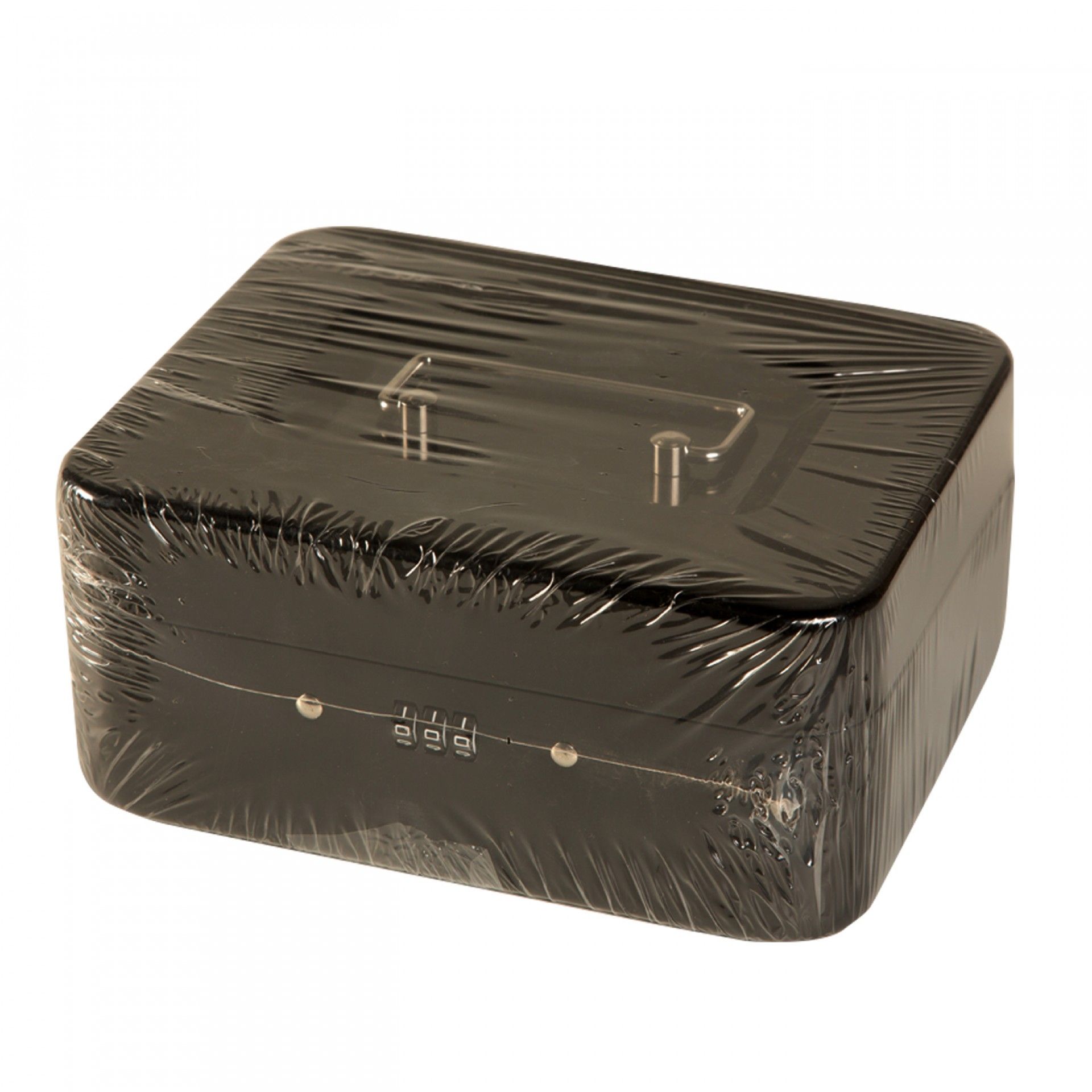 Mini Cofre 3 Combinações 9x20x16cm Preto