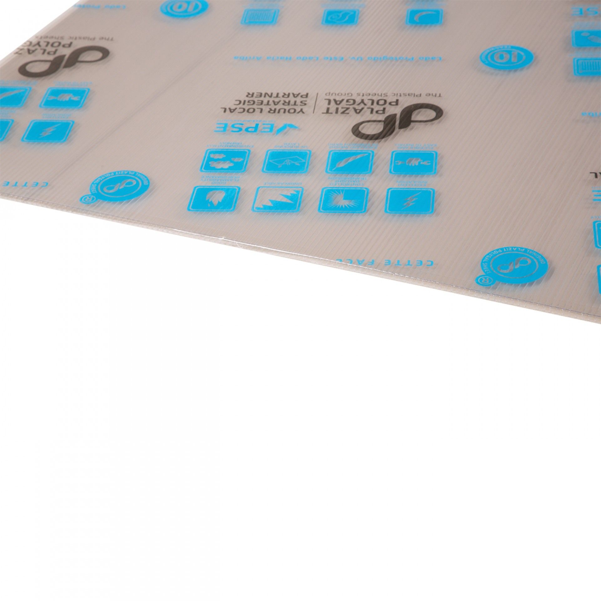 Policarbonato Alveolar Cristal 6mm 2x1.05mt