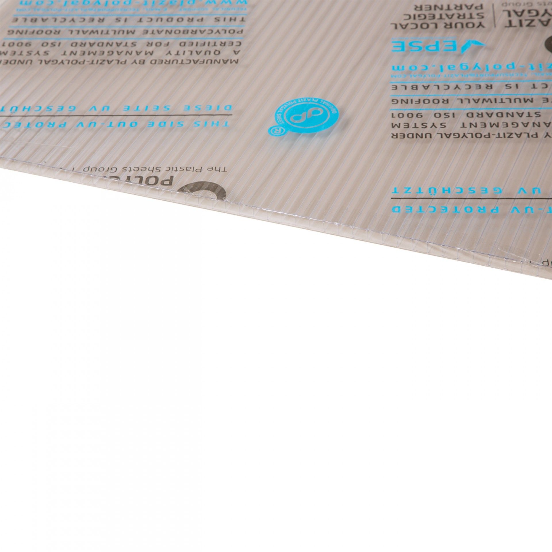 Policarbonato Alveolar Cristal 10mm 2x1.05m