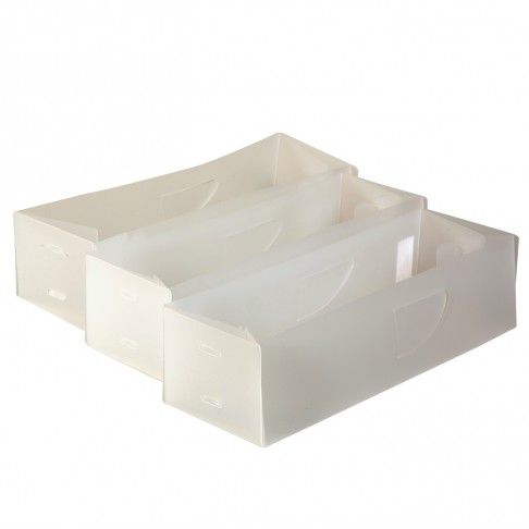 Organizador De Gaveta 10.50x30x8cm 3 unidades Organizador De Gaveta 10.50x30x8cm 3 unidades