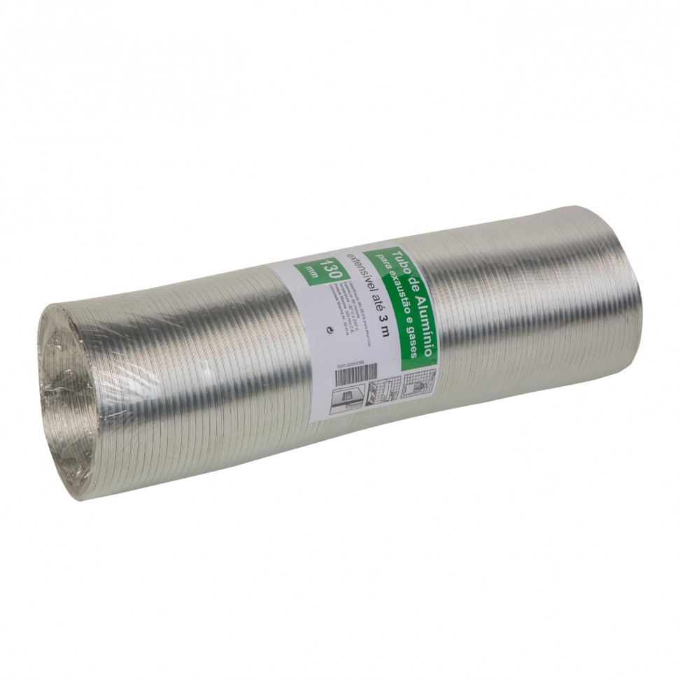 Tubo Flexivel 3m D130 Alum�nio