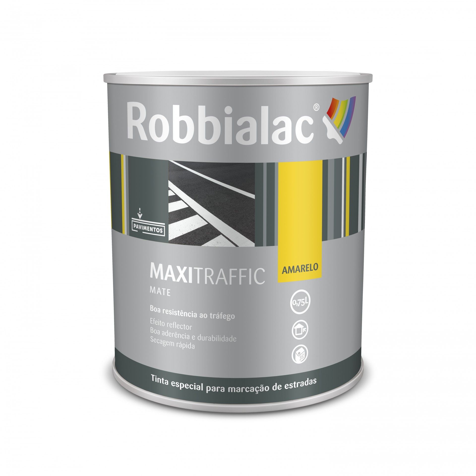 Tinta Pavimento Maxitraffic Marcação Amarelo 0,75L