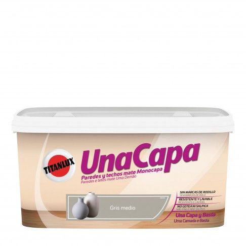 Tinta Decor 1 demão Gris Medio 4L Tinta Decor 1 demão Gris Medio 4L