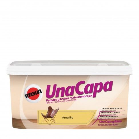 Tinta Decor 1 demão Amarelo 4L Tinta Decor 1 demão Amarelo 4L