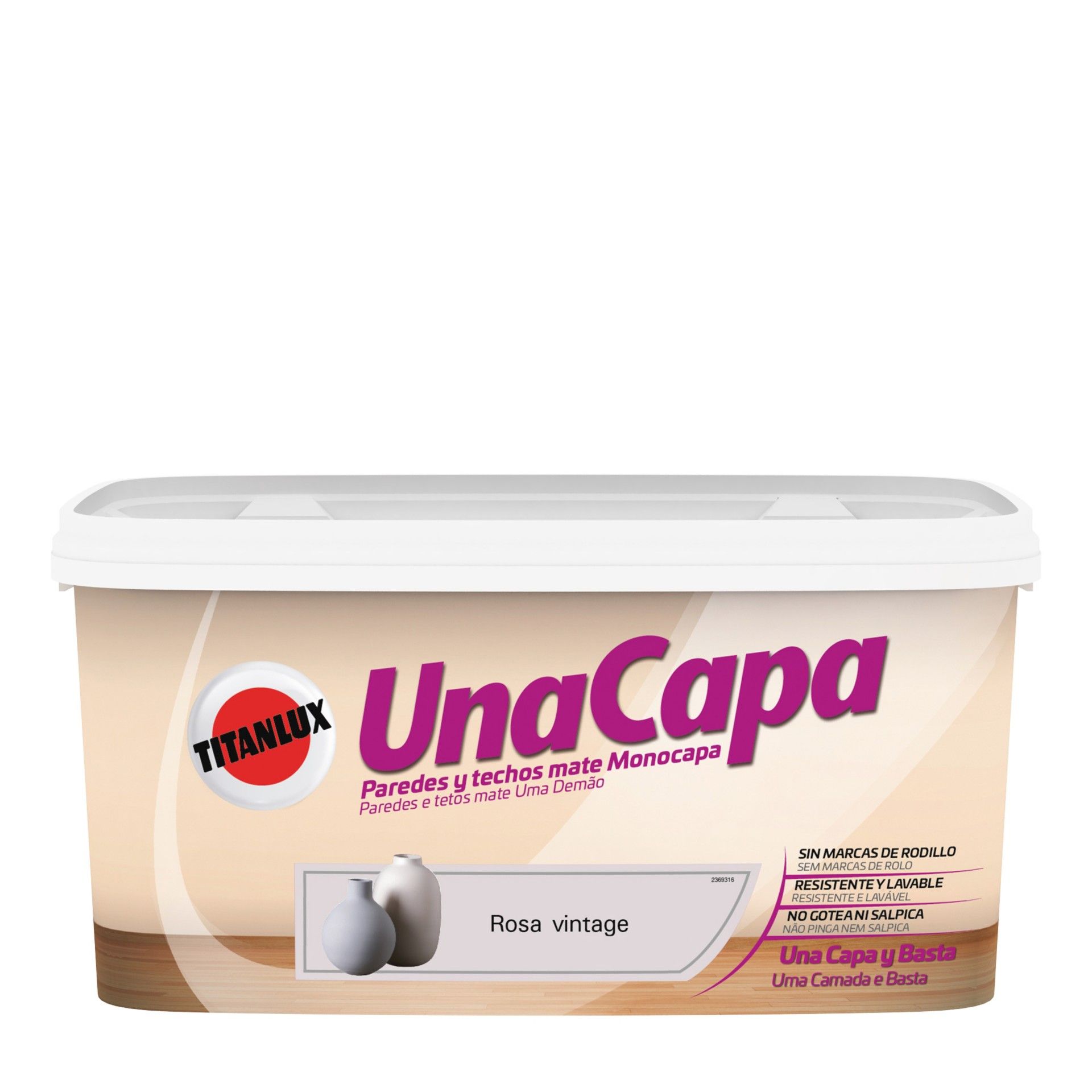 Tinta Decor 1 demão Rosa Vintage 4L