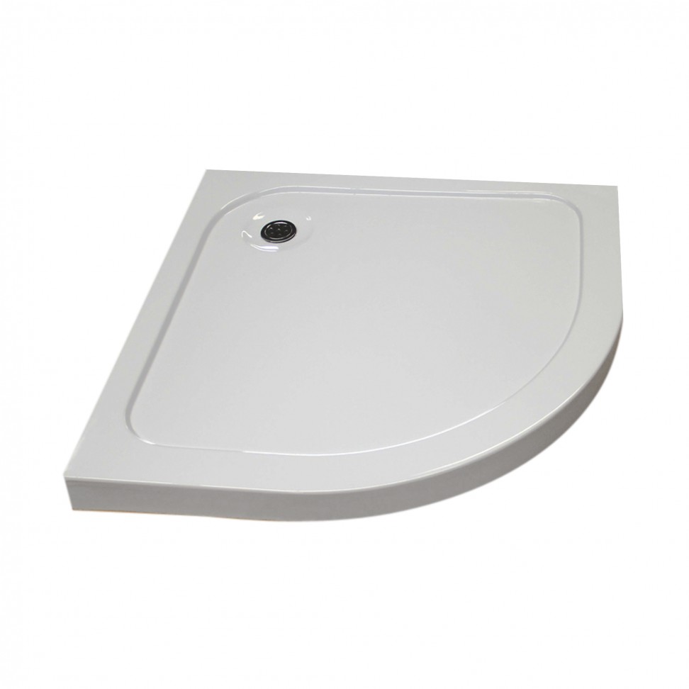 Base Duche Acr�lico 1/4 C�rculo 80x80x6.5cm Branco