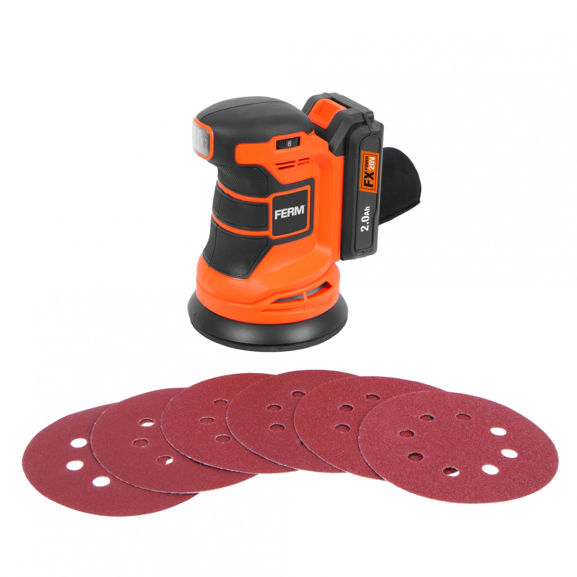 Lixadora Orbital S/Fio 20v Ferm