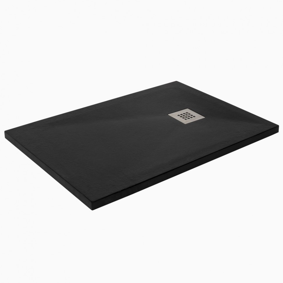 Base Duche Resina 140x70x3.5cm Preta