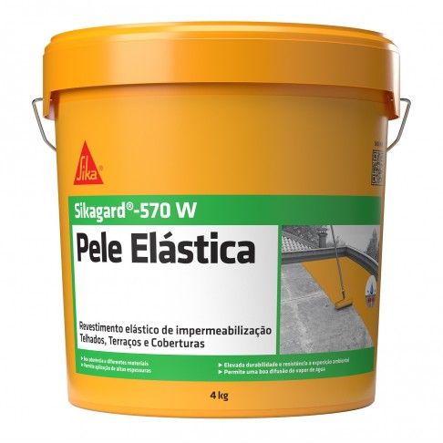Sikagard 570w Pele Elástica Branco 4kg Sikagard 570w Pele Elástica Branco 4kg