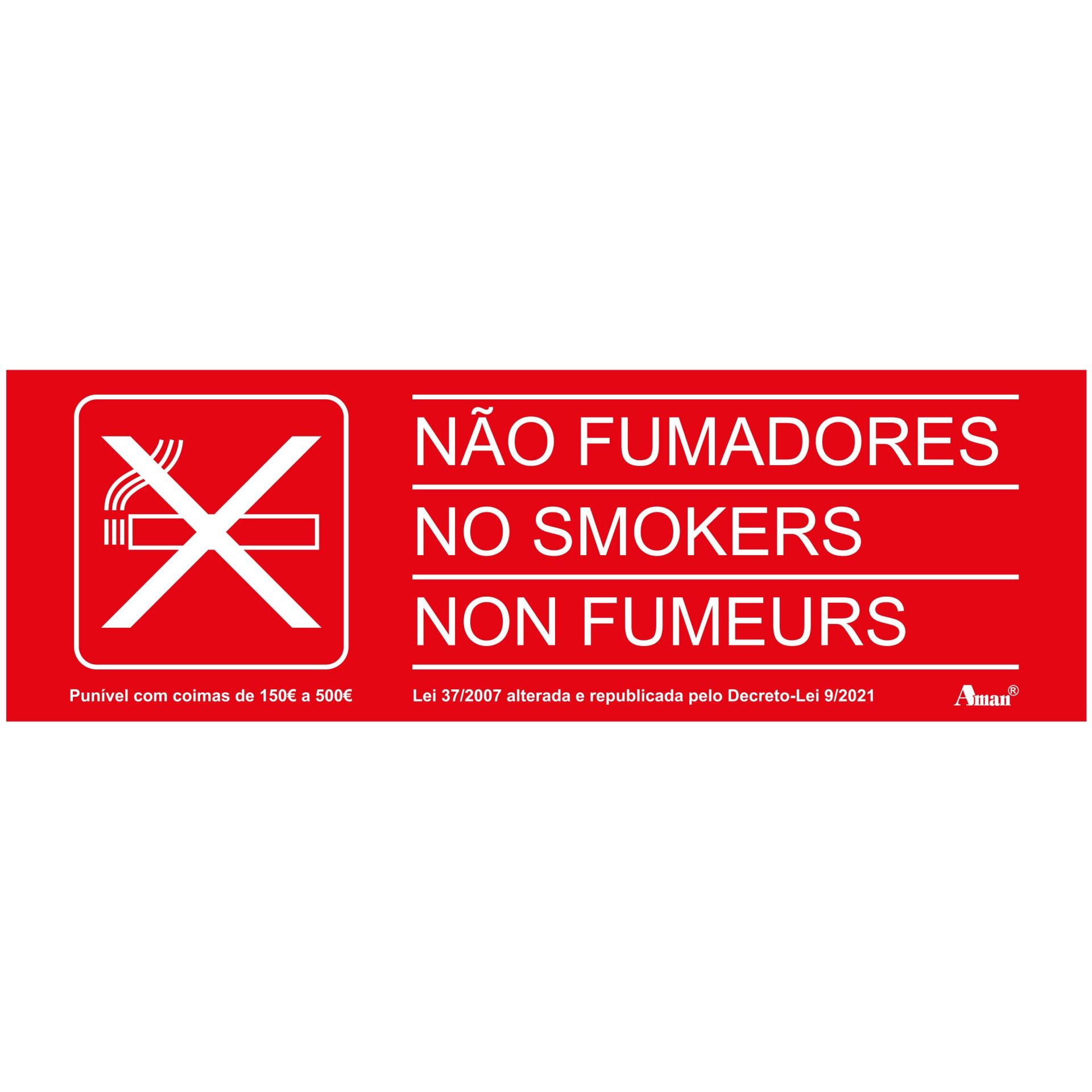 Sinalética Autocolante "Proibido Fumar"