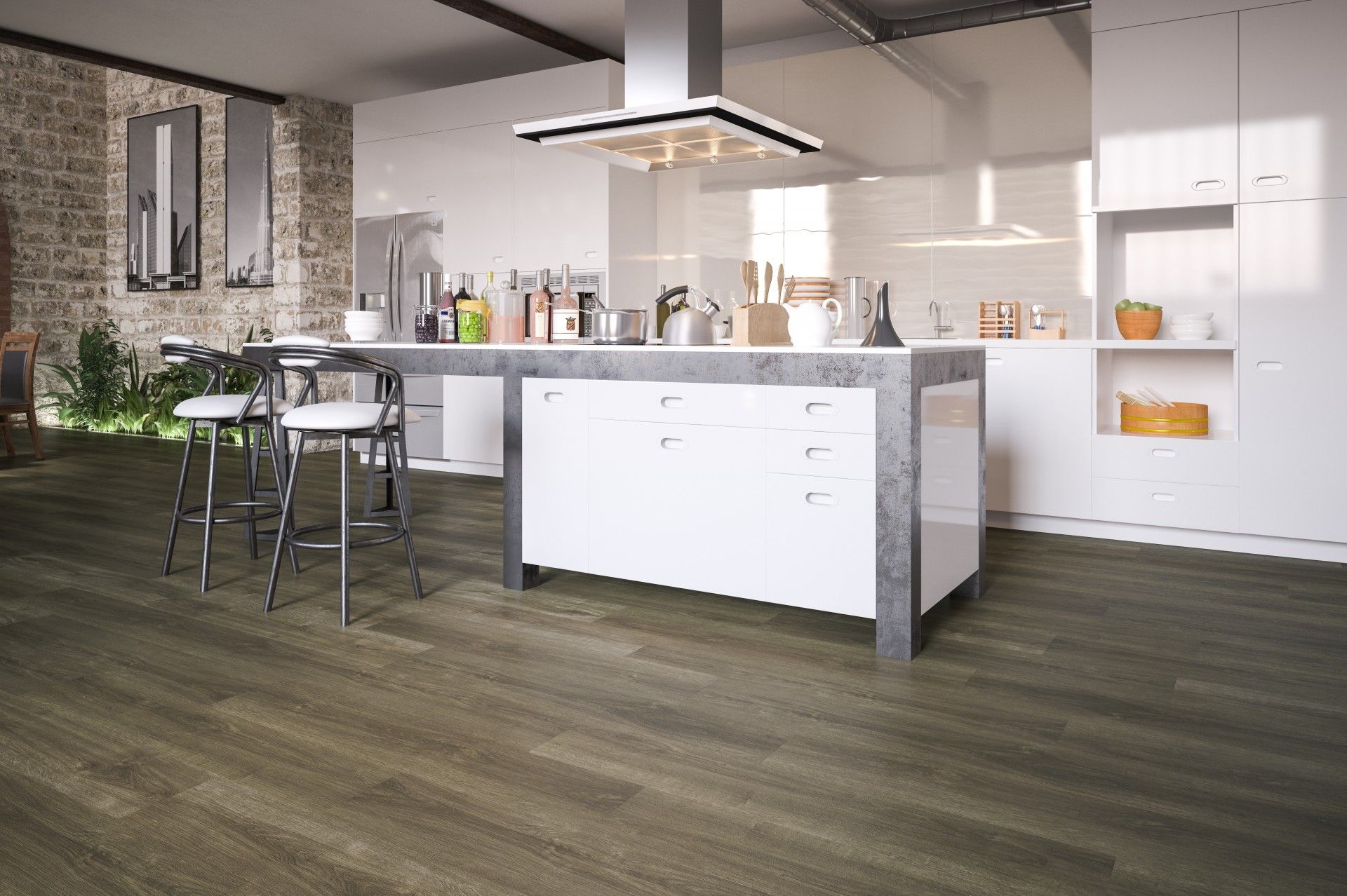 Pavimento Vinílico SPC C/Base 5mm Oak Desert 2,64m2