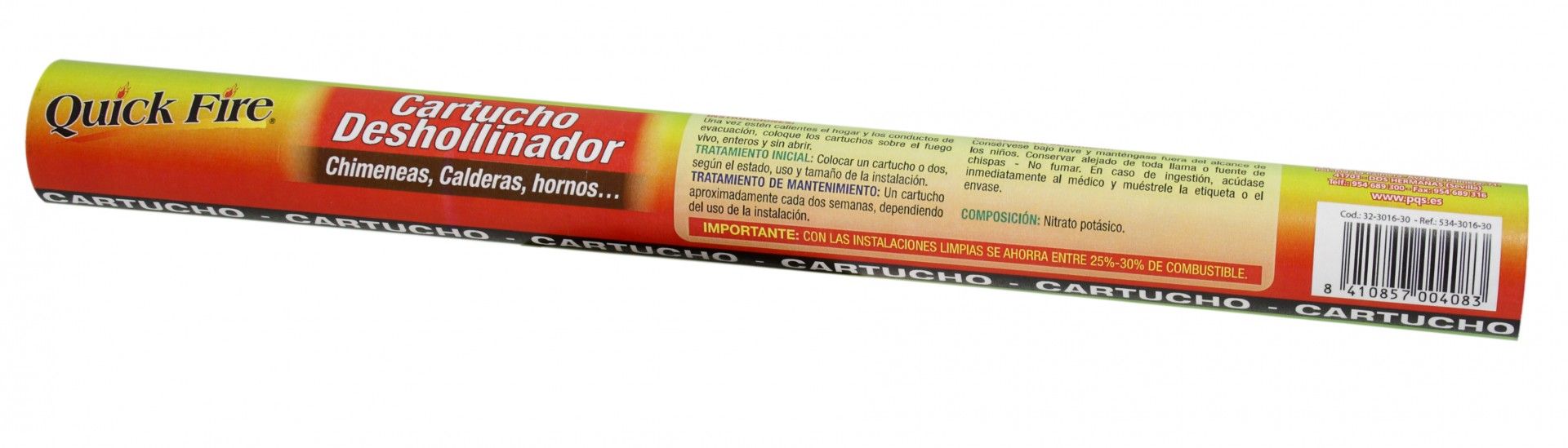 Cartucho Limpeza Lareiras