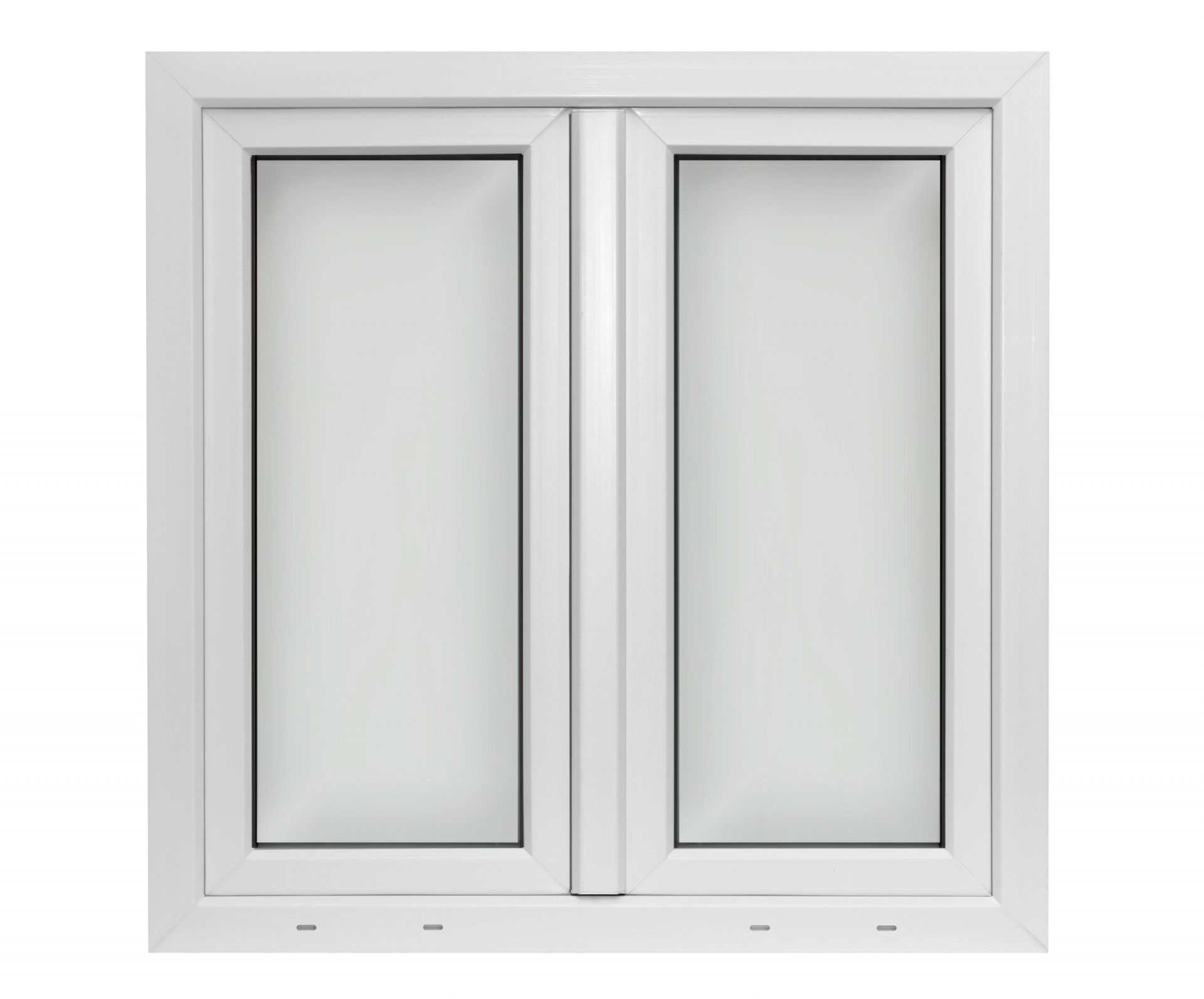 Janela 2 Folhas Pvc 100x100cm Branco