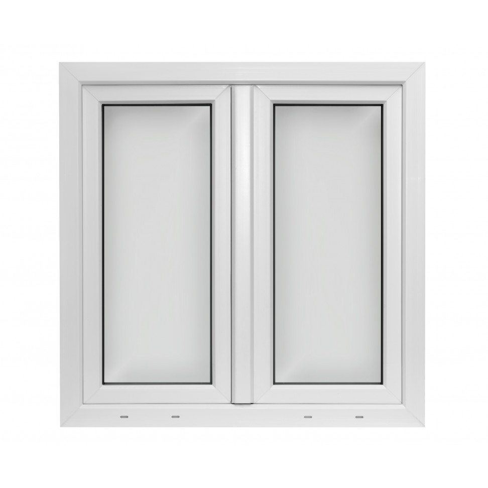 Janela 2 Folhas Pvc 100x100cm Branco