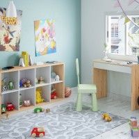 Estante Noa 136x67x33 Carvalho/ Branco Estante Noa 136x67x33 Carvalho/ Branco