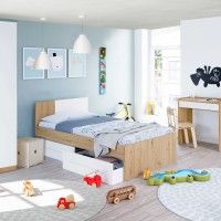 Estante Noa 136x67x33 Carvalho/ Branco Estante Noa 136x67x33 Carvalho/ Branco