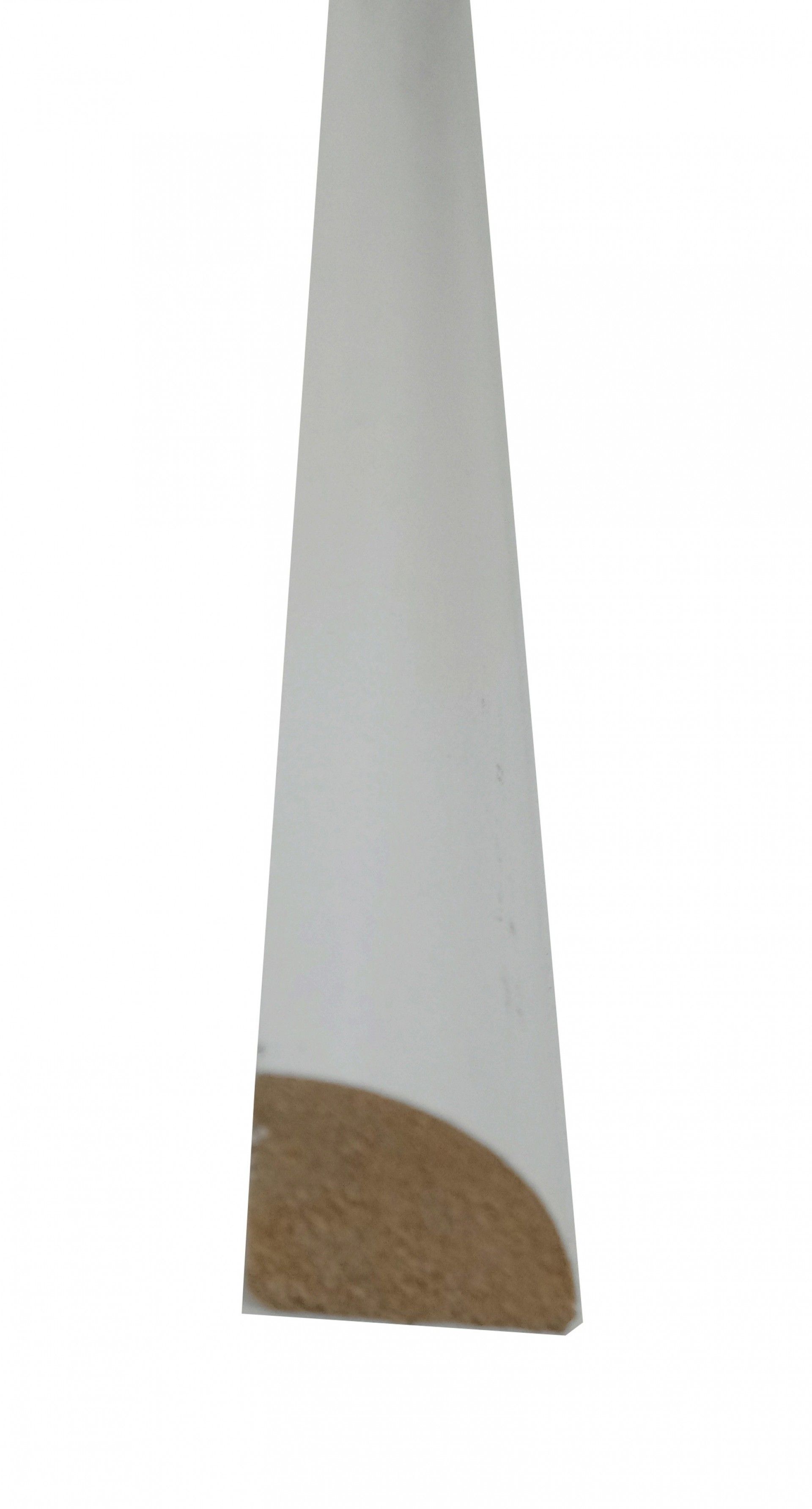 Perfil Mdf Cantoneira 1/4 White14x14x240