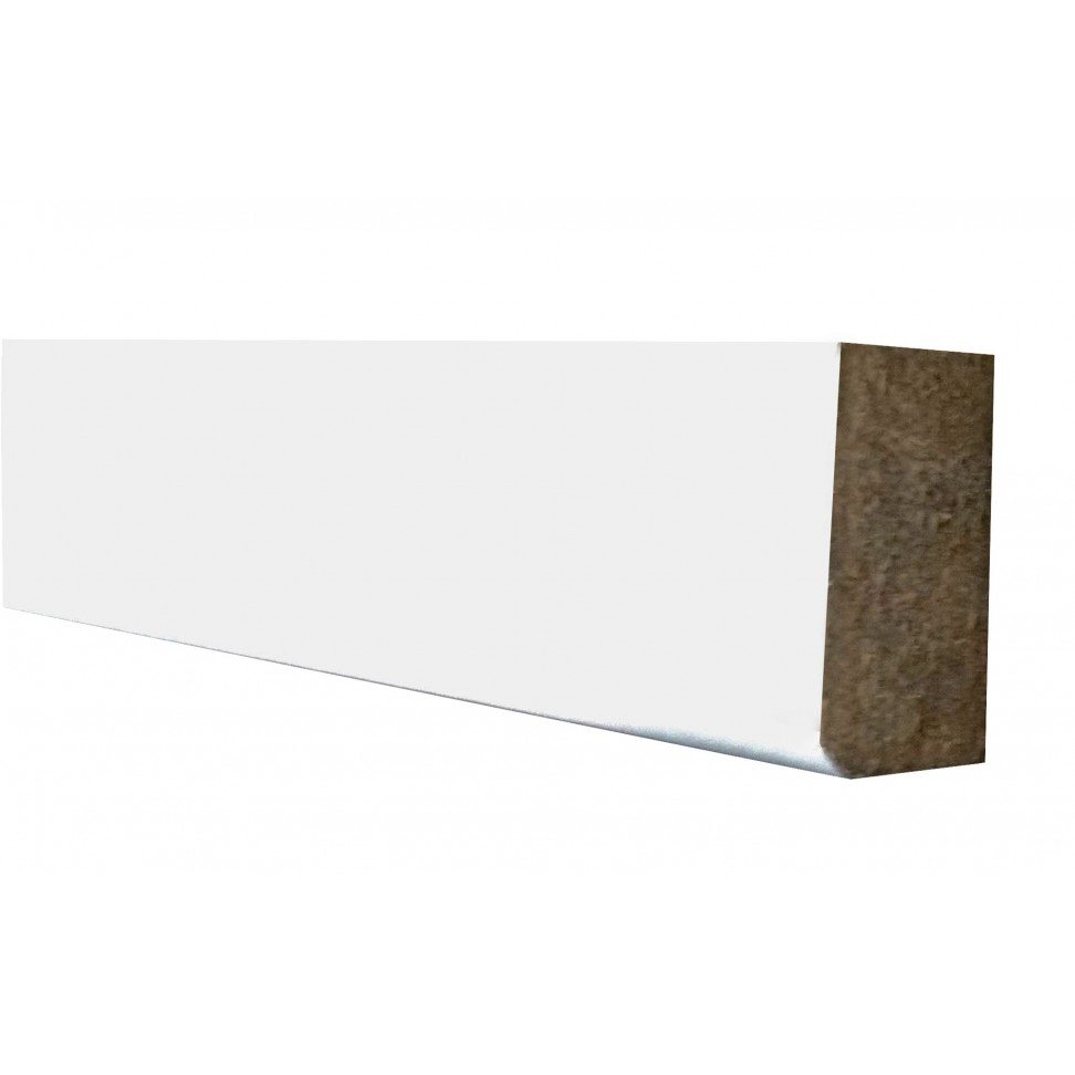 Perfil MDF Ripa 25x14x240cm Branco