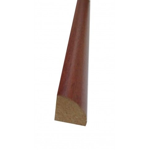 Perfil Mdf Cantoneira 1/4cana 2,4m Mogno Perfil Mdf Cantoneira 1/4cana 2,4m Mogno